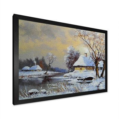 Country River In Winter Times I " Country River In Winter Times I "