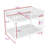 Full XL Over Full XL Metal Bunk Bed with Safety Features and Ladder