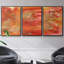 «Superior Emotion I», ensemble de 3 toiles encadrées-906463376-906463382