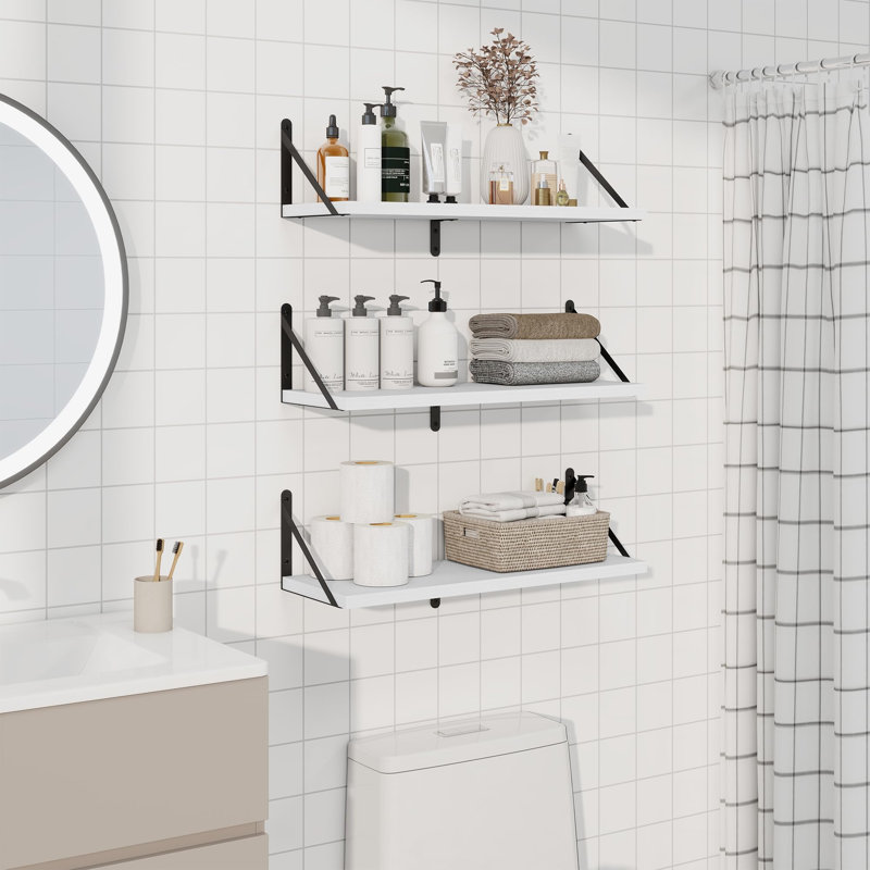 Floating Shelf, White