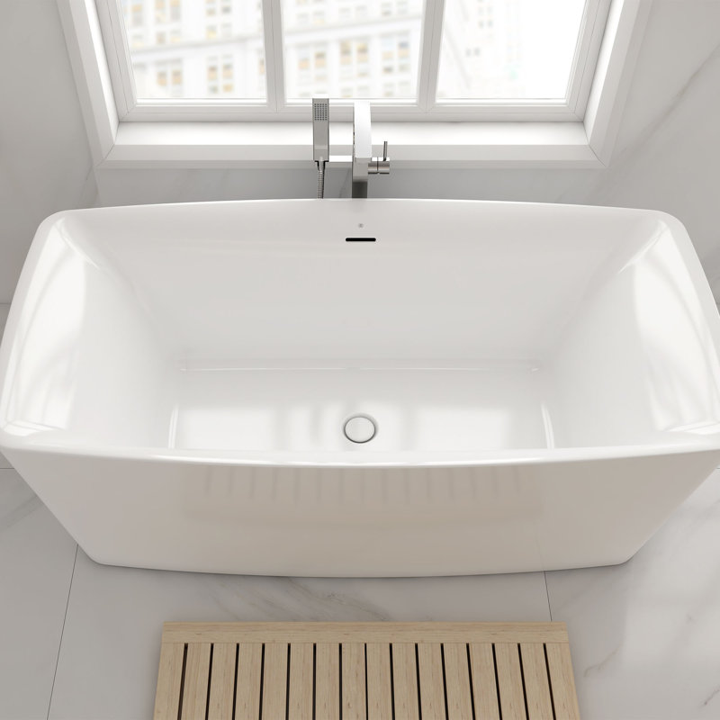 Equility® 67 In. X 33 In. Freestanding Bathtub