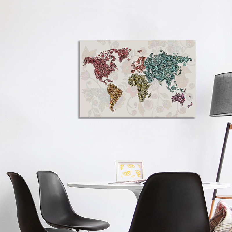 Paisley World by Valentina Harper - Wrapped Canvas Print, 101.6 cm H x 66.04 cm W x 1.91 cm D