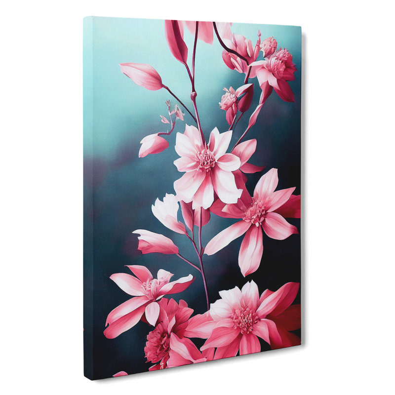 Small Flowers - Wrapped Canvas, 76cm H x 50cm W x 3cm D