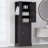 Tall Bathroom Storage Cabinet, Freestanding Storage Cabinet With Hook And Adjustable Shelves, MDF Board