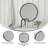 Marrel Round Wood Cocktail Table with Columns-1015665812-1040115616