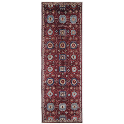 One-of-a-Kind 3'10" X 11'5" Hand Knotted Area Rug