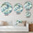 Coastal Concealment Flow - Abstract Wall Clock-101236733