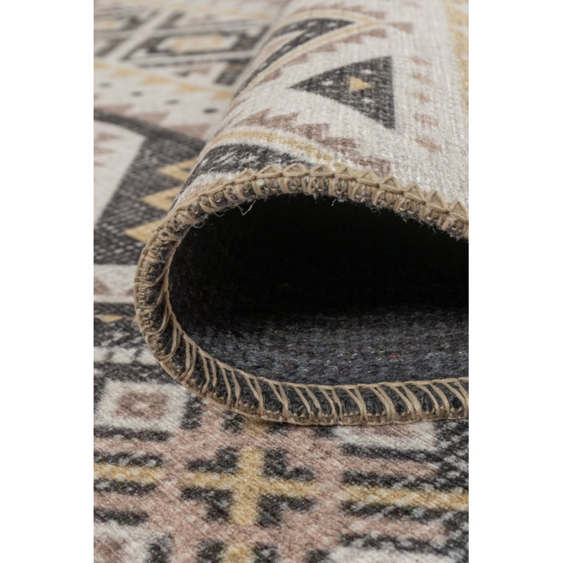 Tapis en chenille moderne Nora, Rectangle 7 pi 7 po x 10 pi 10 po