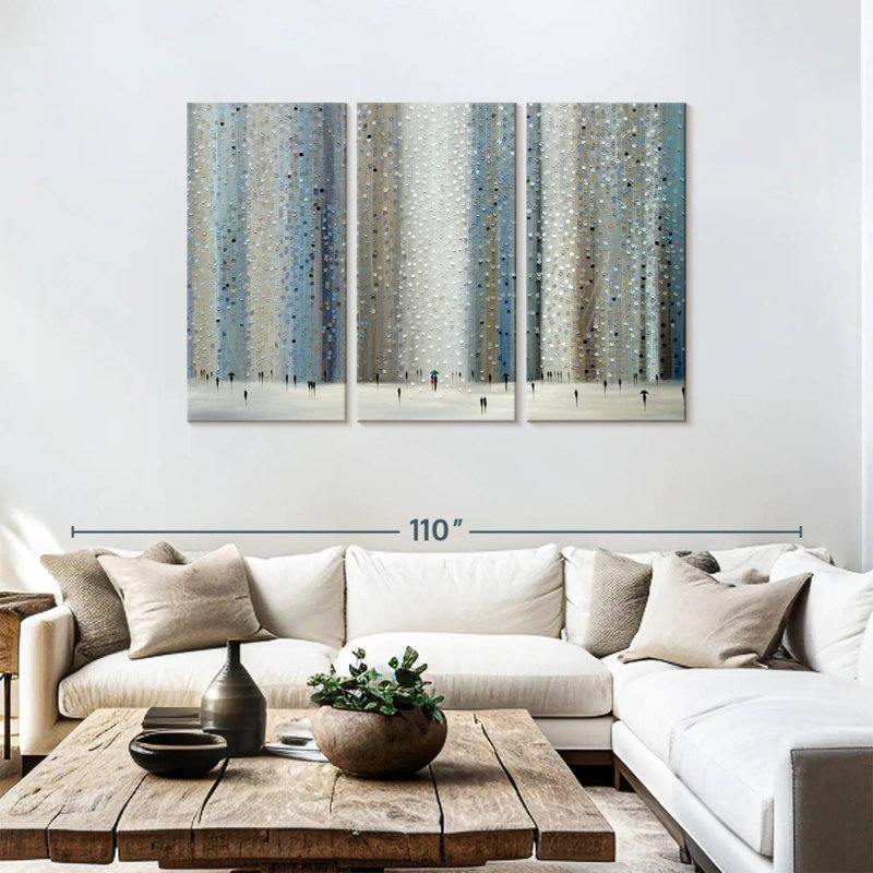 Avery Love Rain, 48" H x 74" W