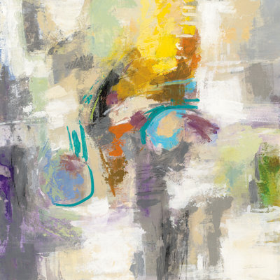 Chalk On Asphalt - Wrapped Canvas Painting