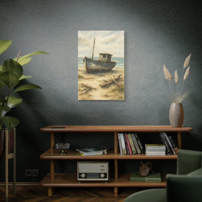 Aaroon Single Picture Frame Print on Canvas