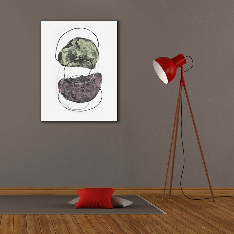 Toile épique Graffiti «Radiant Rocks 3» par Michael Willett, 26 po x 34 po, H 34 po x l 26 po