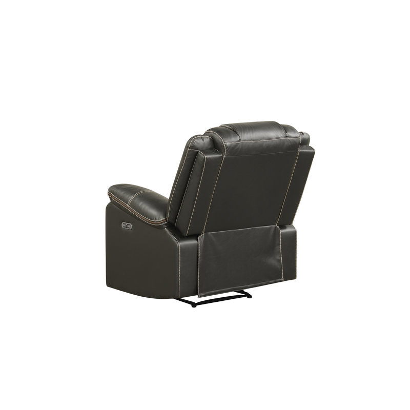 Jahshaun 36'' Upholstered Recliner, Gray