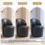  PU Leather Barrel Swivel Armless Dining Chair-111969096