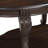 22'' Two Tone Round End Table,Solid Wood Sofa Side Table With Shelf,Living Room Corner Table Easy Assemble