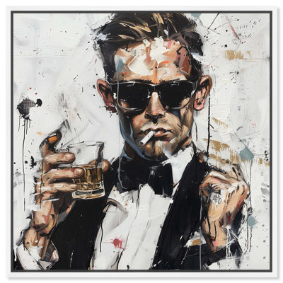 Man Of Style Manly Inspirational Cowboy Wall Art by Notoriart