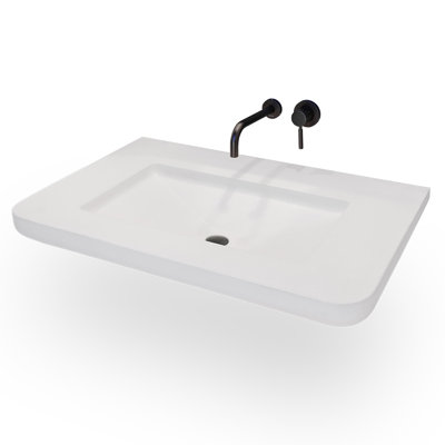 Newterra 37'' L Bathroom Sink
