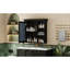 Armoire à pharmacie murale de style moderne de 29,24 po x 27,97 po pour salle de bain, avec miroir facile à assembler et organisateur de rangement, hauteur de tablette réglable pour nettoyer la surface