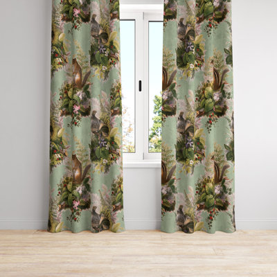 Semi Sheer Curtain Pair