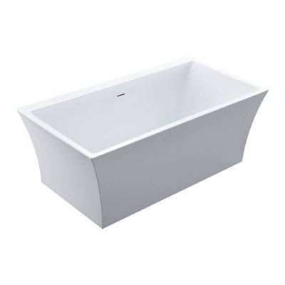 60'' x 31.50'' Freestanding Soaking Acrylic Bathtub