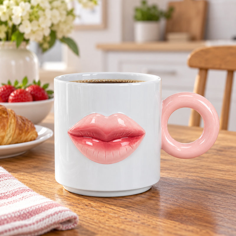 Embossed Lip Mug