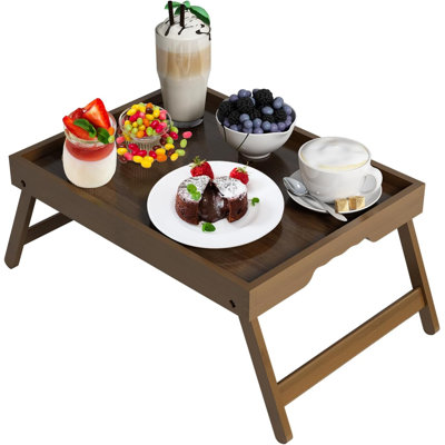 Bamboo Bed Tray with Folding Legs