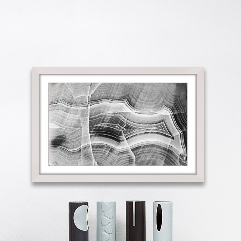 « esna schist », reproduction d’art encadrée, H 12 po x l 18 po x P 1,5 po