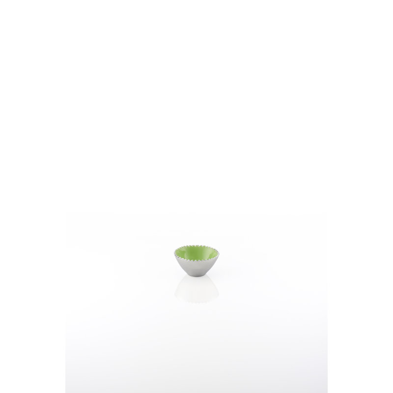 Beaded Metal Posh & Luxe Decorative Bowl, Pistachio