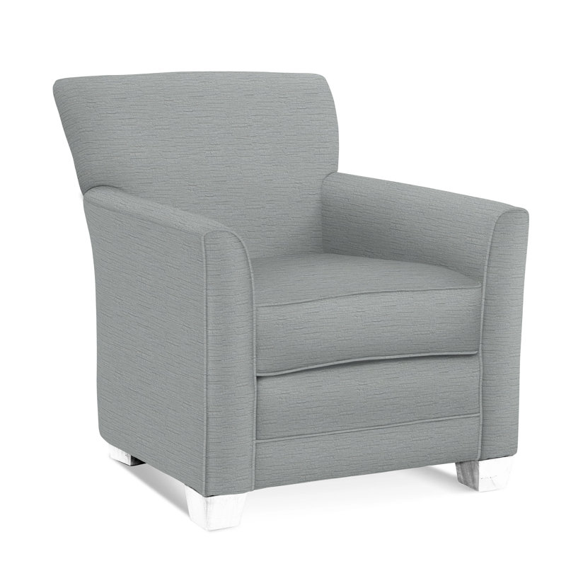 Buckley Armchair, Frost White Finish, Elite Ivory; 0321-91
