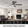 132.1cm 5 - Blade LED Ceiling Fan with Remote Control and Light Kit Included