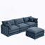 Canapé modulaire modulaire avec repose-pieds mobile, divans en nuage confortables pour le salon, combinaison à faire soi-même-767883416-767883418