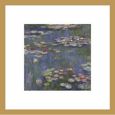 Water Lilies by Claude Monet -Framed Giclee Print