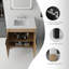 Meuble-lavabo autoportant avec lavabo