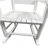 S  Rocking White Chair- Indoor Or Outdoor -Suitable For Kids-Durable-1546035715