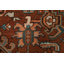 Tapis à motif géométrique patiné Persian Heriz 7 x 10