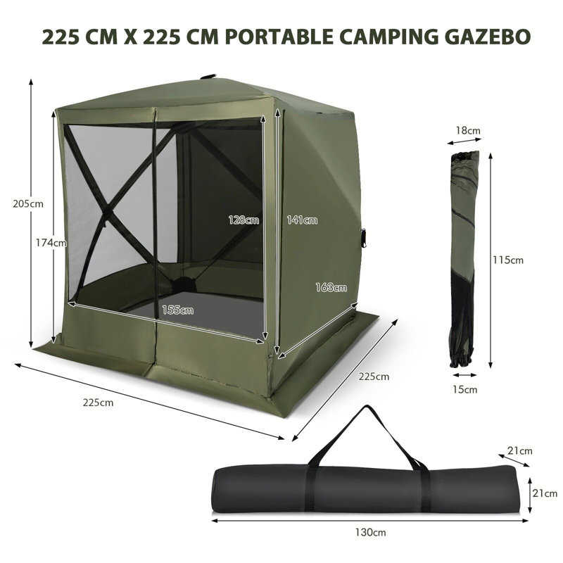 Calei 4 Person Tent, Green