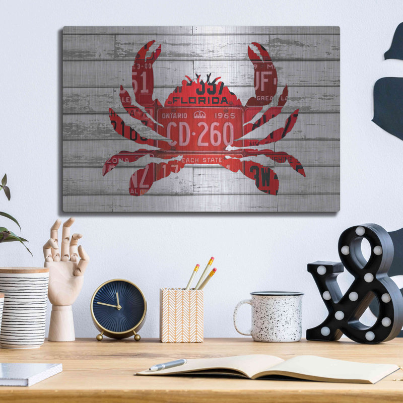 "Crabe" par Design Turnpike, H 12 po x l 16 po
