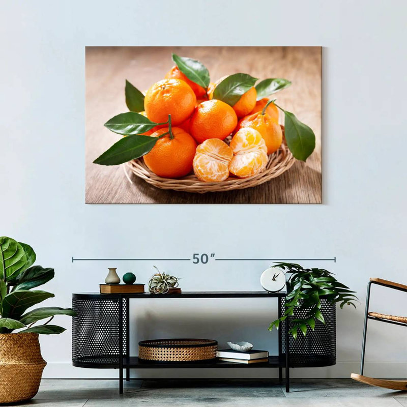 Yarlin Served Mandarin Oranges, 30" H x 45" W