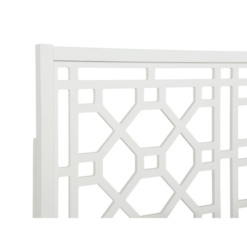 Tabor Chippendale White Headboard - Queen/Full