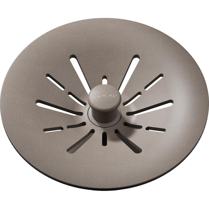 Perfect Removable Basket Strainer Kitchen Sink Drain, Greige