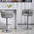 360° Fabric Cover Swivel Bar Stools,Adjustable Counter Height Bar Chairs with Woven Back & Footrest,Dining Chairs,Upholstered dining room chair,dinning chair,kitchen chair-316098709