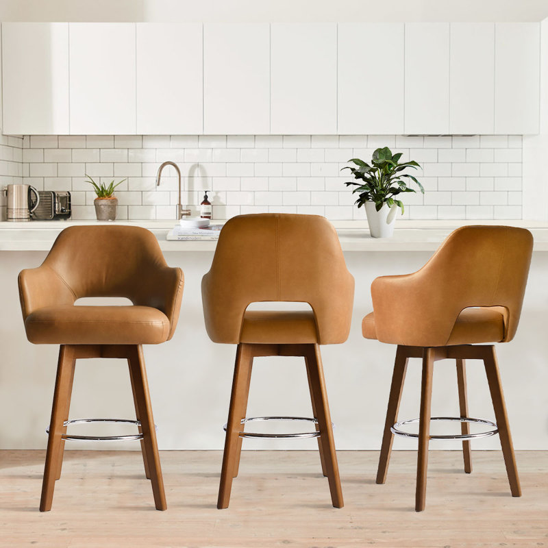 Tabouret de comptoir 26,5 po Celines, Brun