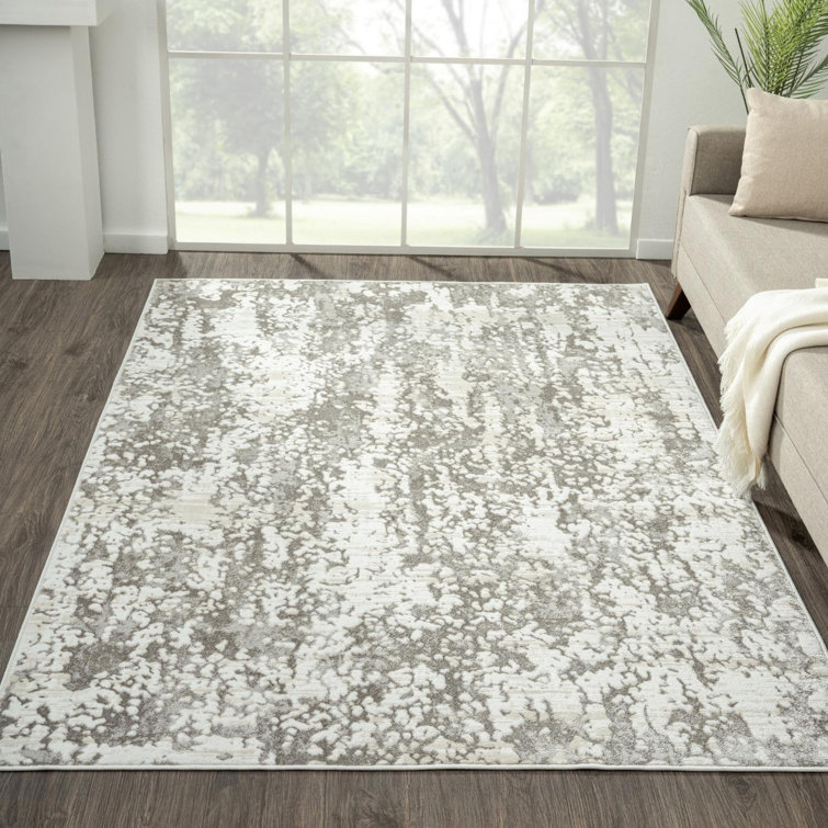 Tapis texturé moderne et abstrait