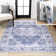 Alanya Ornate Medallion Machine-Washable Navy/Cream Rug