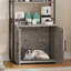 Enceinte de litière avec rangement pour chat-2140449045