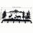 Deer Family Metal Wall Mounted Ihssan