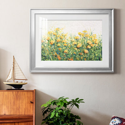 Toile encadrée de qualité supérieure Garden In Bloom III - prête à être accrochée