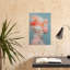 Ethereal Floral Profile Abstract Delicate Ethereal Flower Portrait Wall Art Print 1 Piece Wrapped Canvas Wall Art-794500339