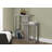 32" Taupe Free form Floor Shelf Console Table With Storage