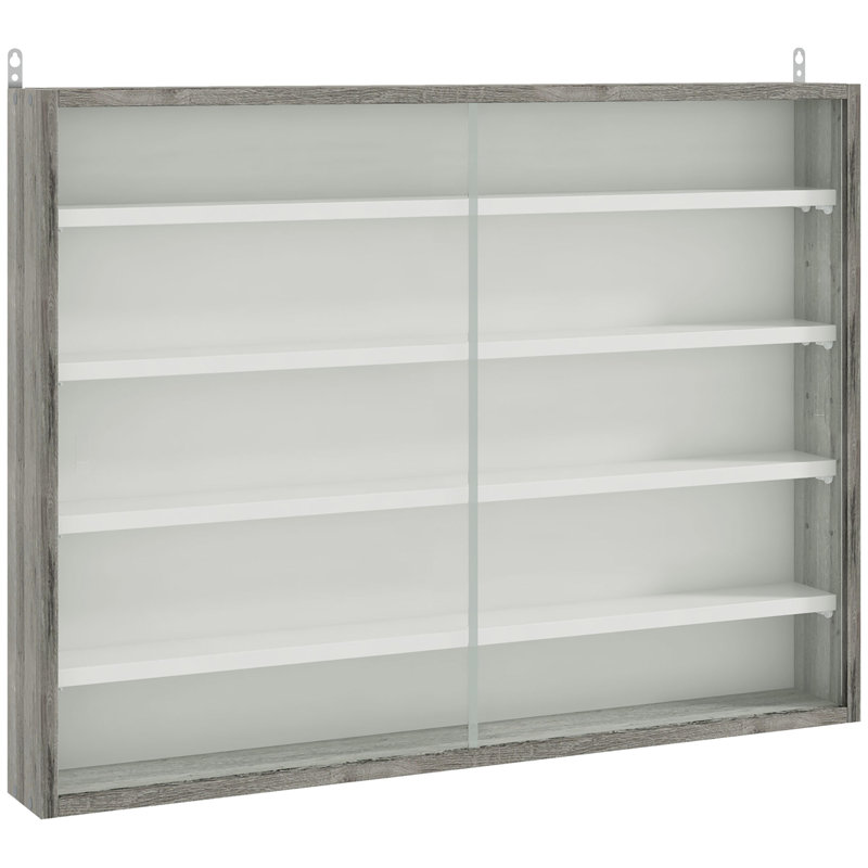 Glass 80 cm W Display Cabinet